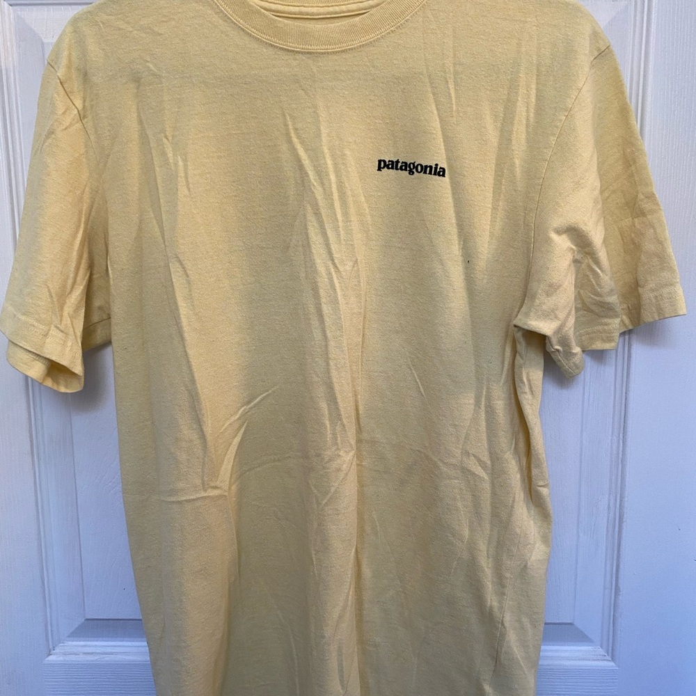 Patagonia Men's Soft Yellow Tee
